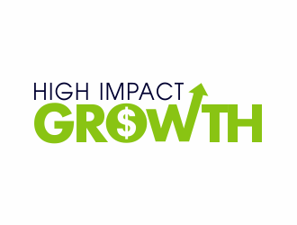 High Impact Growth logo design by up2date