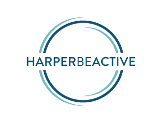 HarperBeActive logo design by akilis13