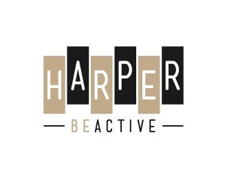 HarperBeActive logo design by akilis13
