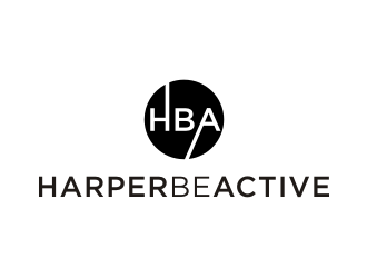 HarperBeActive logo design by johana