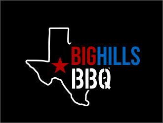 BigHills BBQ logo design by serprimero