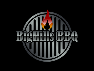 BigHills BBQ logo design by Kruger