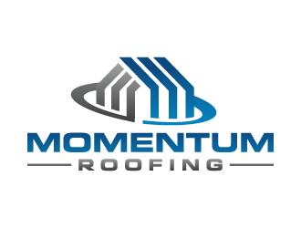 Momentum roofing logo design by akilis13