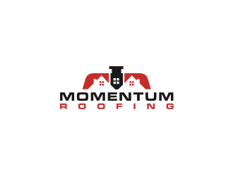 Momentum roofing logo design by bricton