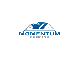 Momentum roofing logo design by bricton