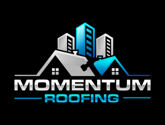 Momentum roofing logo design by hidro