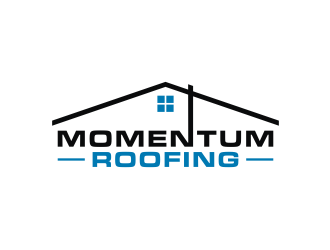 Momentum roofing logo design by logitec