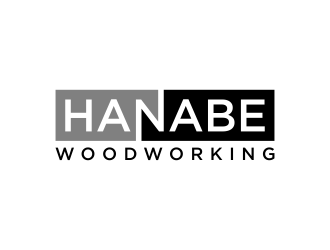 Hanabe Woodworking logo design by p0peye