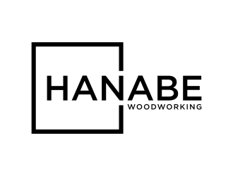 Hanabe Woodworking logo design by p0peye