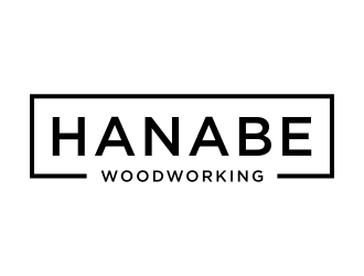 Hanabe Woodworking logo design by p0peye