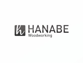 Hanabe Woodworking logo design by Ulid