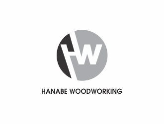 Hanabe Woodworking logo design by up2date