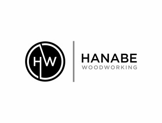 Hanabe Woodworking logo design by menanagan