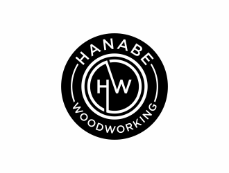 Hanabe Woodworking logo design by menanagan