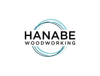 Hanabe Woodworking logo design by p0peye