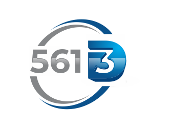 561 3D logo design by Girly