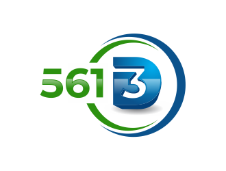 561 3D logo design by Girly