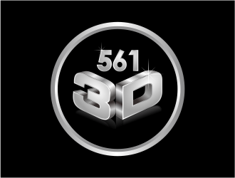 561 3D logo design by Girly