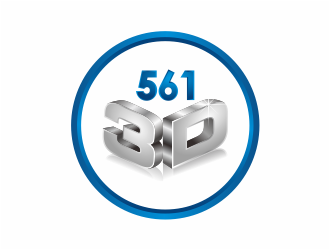561 3D logo design by Girly