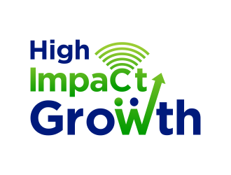 High Impact Growth logo design by hidro