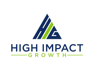 High Impact Growth logo design by puthreeone