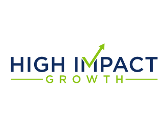 High Impact Growth logo design by puthreeone