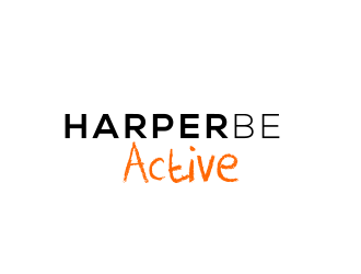 HarperBeActive logo design by Rossee