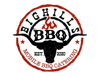 BigHills BBQ logo design by dasigns