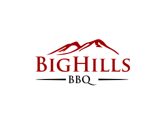 BigHills BBQ logo design by Sheilla