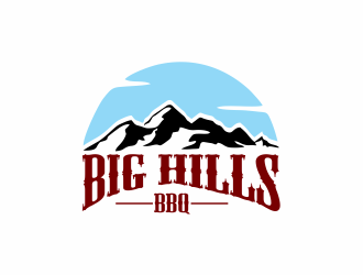 BigHills BBQ logo design by up2date