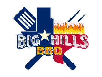 BigHills BBQ logo design by AYATA