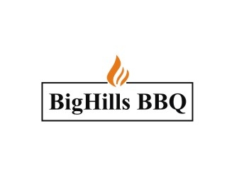 BigHills BBQ logo design by Diancox