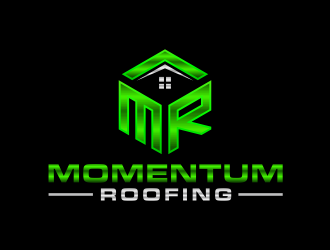 Momentum roofing logo design by scolessi