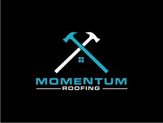 Momentum roofing logo design by BintangDesign