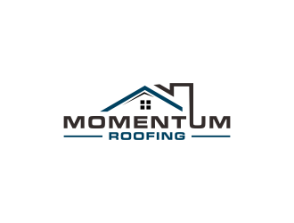 Momentum roofing logo design by checx