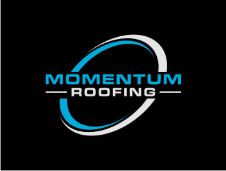 Momentum roofing logo design by johana