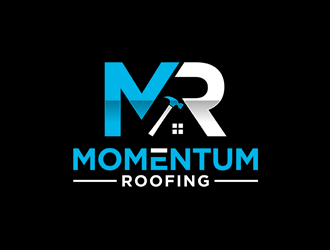 Momentum roofing logo design by alby