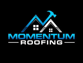 Momentum roofing logo design by ingepro