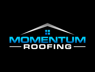 Momentum roofing logo design by ingepro