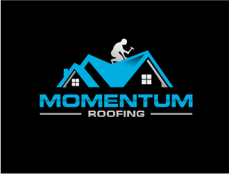 Momentum roofing logo design by kimora