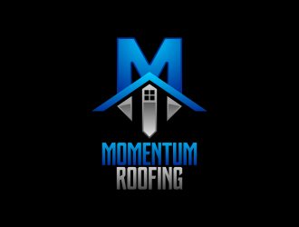 Momentum roofing logo design by ekitessar