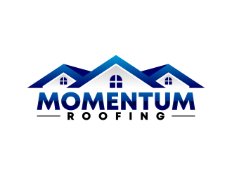Momentum roofing logo design by ekitessar
