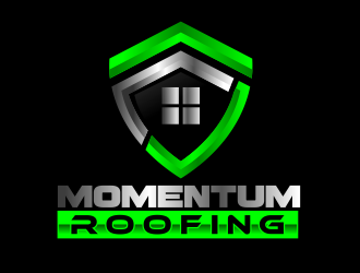 Momentum roofing logo design by serprimero
