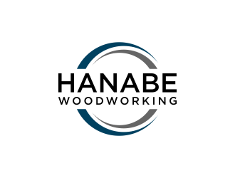 Hanabe Woodworking logo design by p0peye