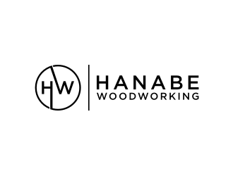 Hanabe Woodworking logo design by johana