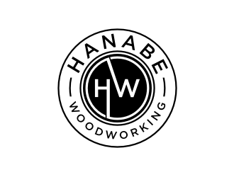 Hanabe Woodworking logo design by johana