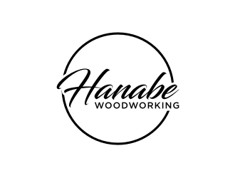 Hanabe Woodworking logo design by johana