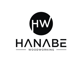 Hanabe Woodworking logo design by ArRizqu