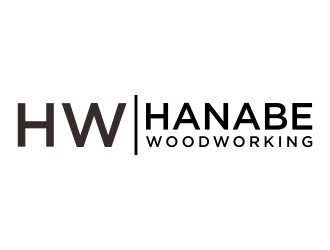 Hanabe Woodworking logo design by p0peye