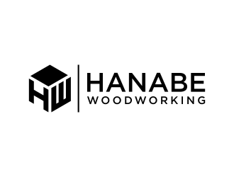 Hanabe Woodworking logo design by p0peye
